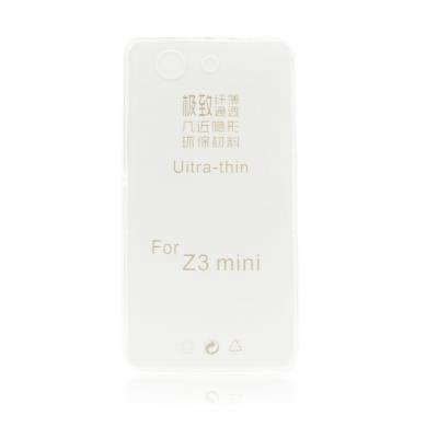 Silikonové pouzdro Ultra Slim 0,3mm pro Sony D5803 Xperia Z3 compact, čiré 