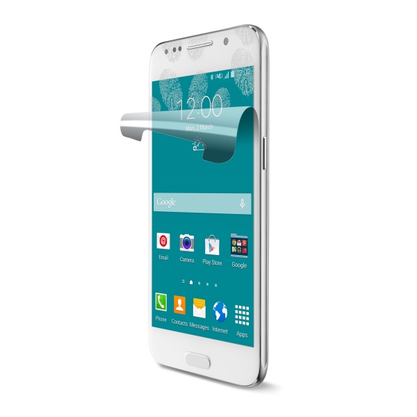 Ochranná fólia displeja CellularLine OK Display proti otlačkom prstov pre Samsung Galaxy S6, 2ks
