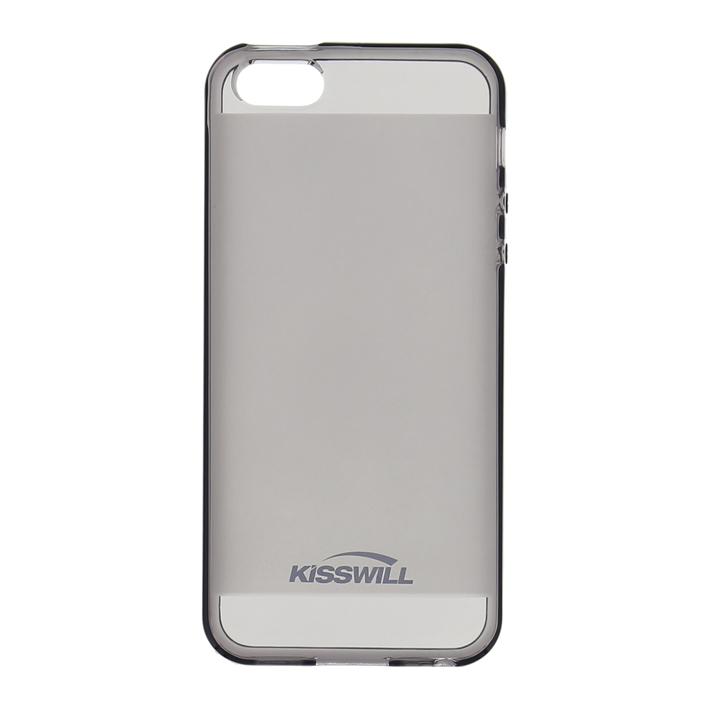 Kisswill silikonové pouzdro, futrál, kryt, obal Apple iPhone 5/5S černé