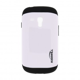 Púzdro Kisswill Slim Armor pre Samsung S3 mini i8200 biele