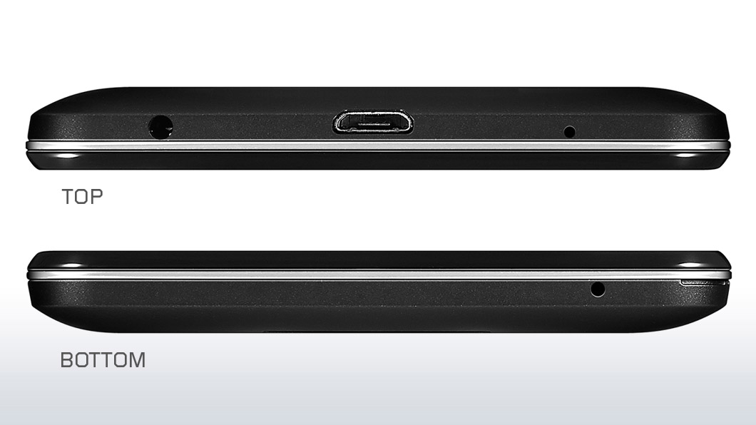 Lenovo A5000 Dual SIM Black + zadný kryt a fólie zadarmo
