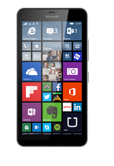 Microsoft Lumia 640 XL LTE White přední část