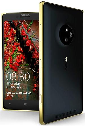 Nokia 830 Lumia Black Gold
