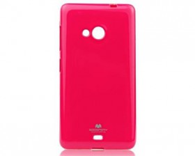 Puzdro na Microsoft Lumia 535 Mercury Jelly ružové