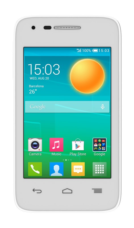 Mobilný telefón Alcatel OneTouch POP D1 4018D White