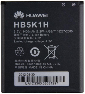 Origitální batérie Huawei HB5K1H 1400mAh Li-Ion (Bulk)