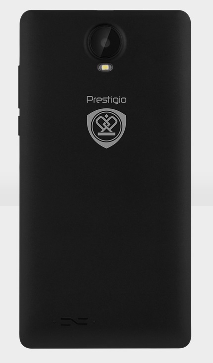 Prestigio MultiPhone Wize C3 3503 DUO Black zadní strana
