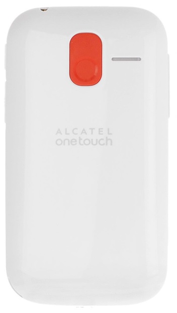 Alcatel Onetouch 2004G White zadní strana
