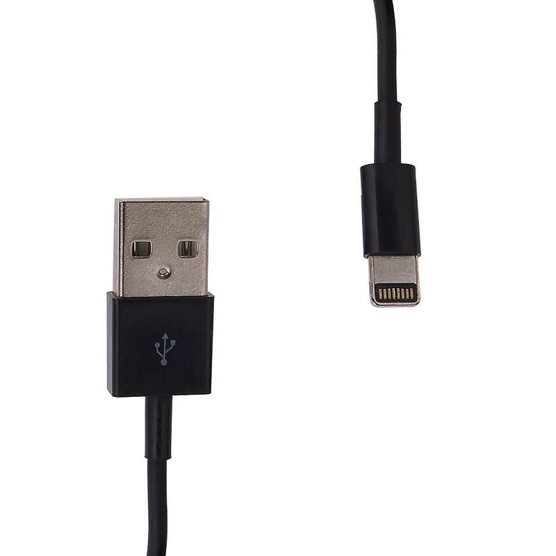 Datový kabel WHITENERGY pro Apple iPhone 5 1m černý