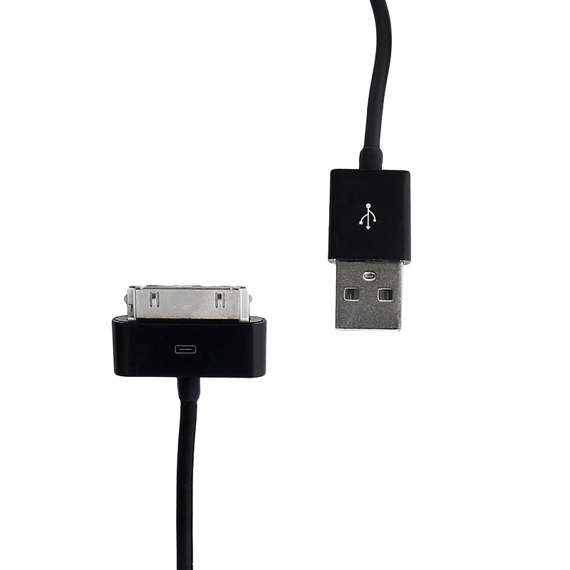 Datový kabel WHITENERGY pro Apple iPhone 4 1m černý