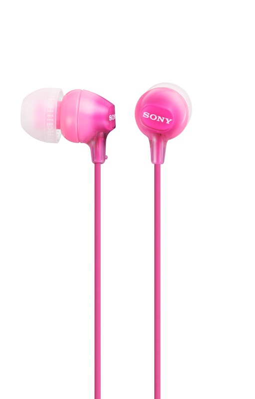 Sluchátka SONY MDR-EX15LP růžové