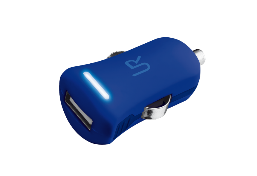 nabíječka TRUST Smartphone Car Charger - blue