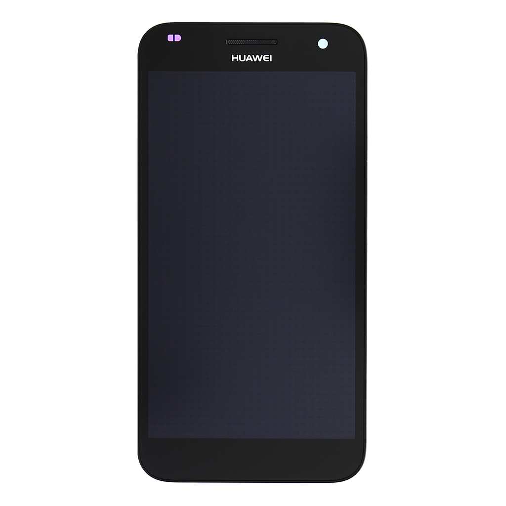  LCD Display + dotyková deska + přední kryt pro Huawei Ascend G7, černý