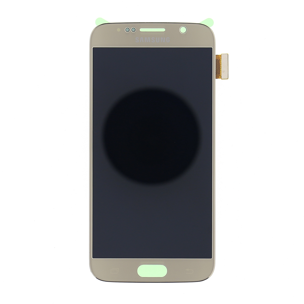 LCD display + dotyk. deska pro Samsung Galaxy S6 G920, zlatá