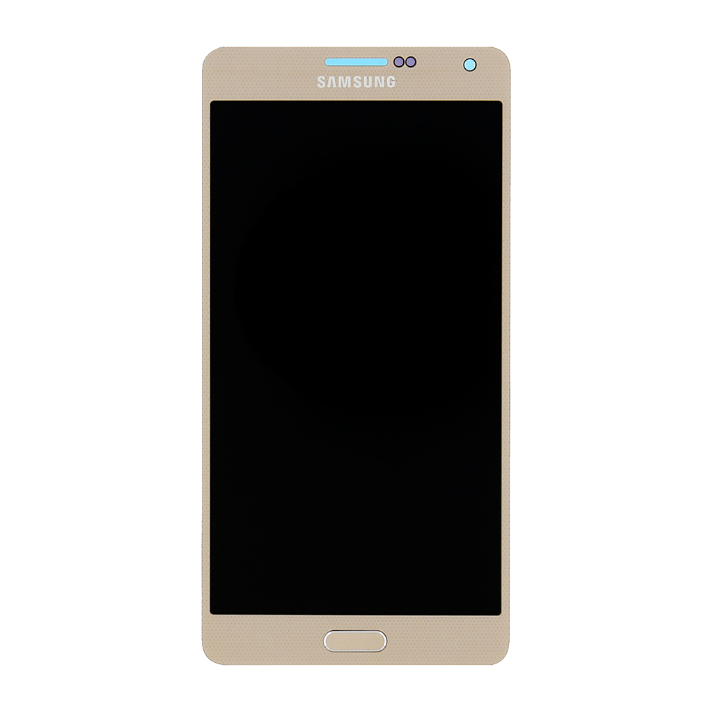 LCD display + dotyk. deska pro Samsung Galaxy A7 (A700F), zlatá 