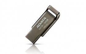 Flash disk ADATA UV131 16GB, USB 3.0, šedá-chrómová