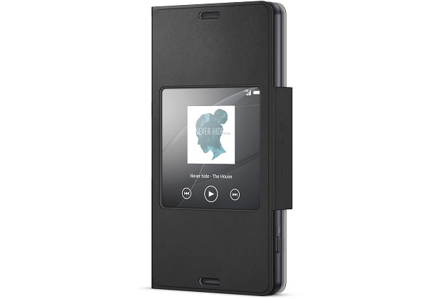 Pouzdro, obal, kryt typu flip SCR26 Smart Cover Sony Xperia Z3 Compact (D5803) černé (bulk)