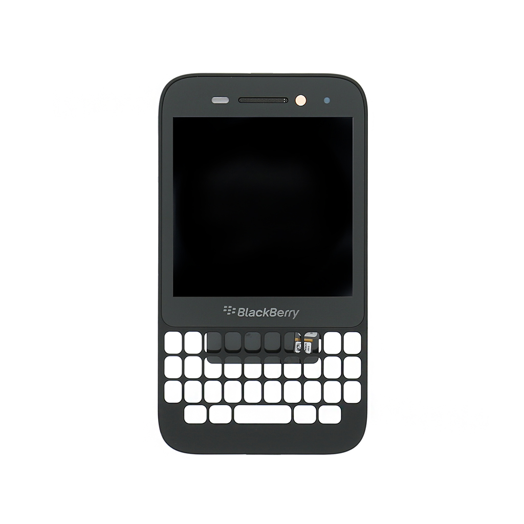 LCD + dotyk. deska + př. kryt pro BlackBerry Q5, černá