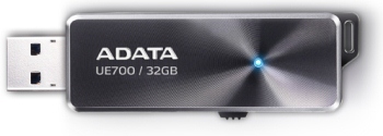Flash disk ADATA UE700 32GB, USB 3.0, černý aluminium