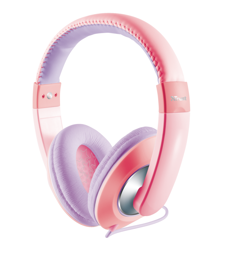 Dětská sluchátka TRUST Sonin Headphone růžové
