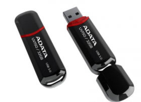 Flash disk ADATA USB UV150 16GB čierny