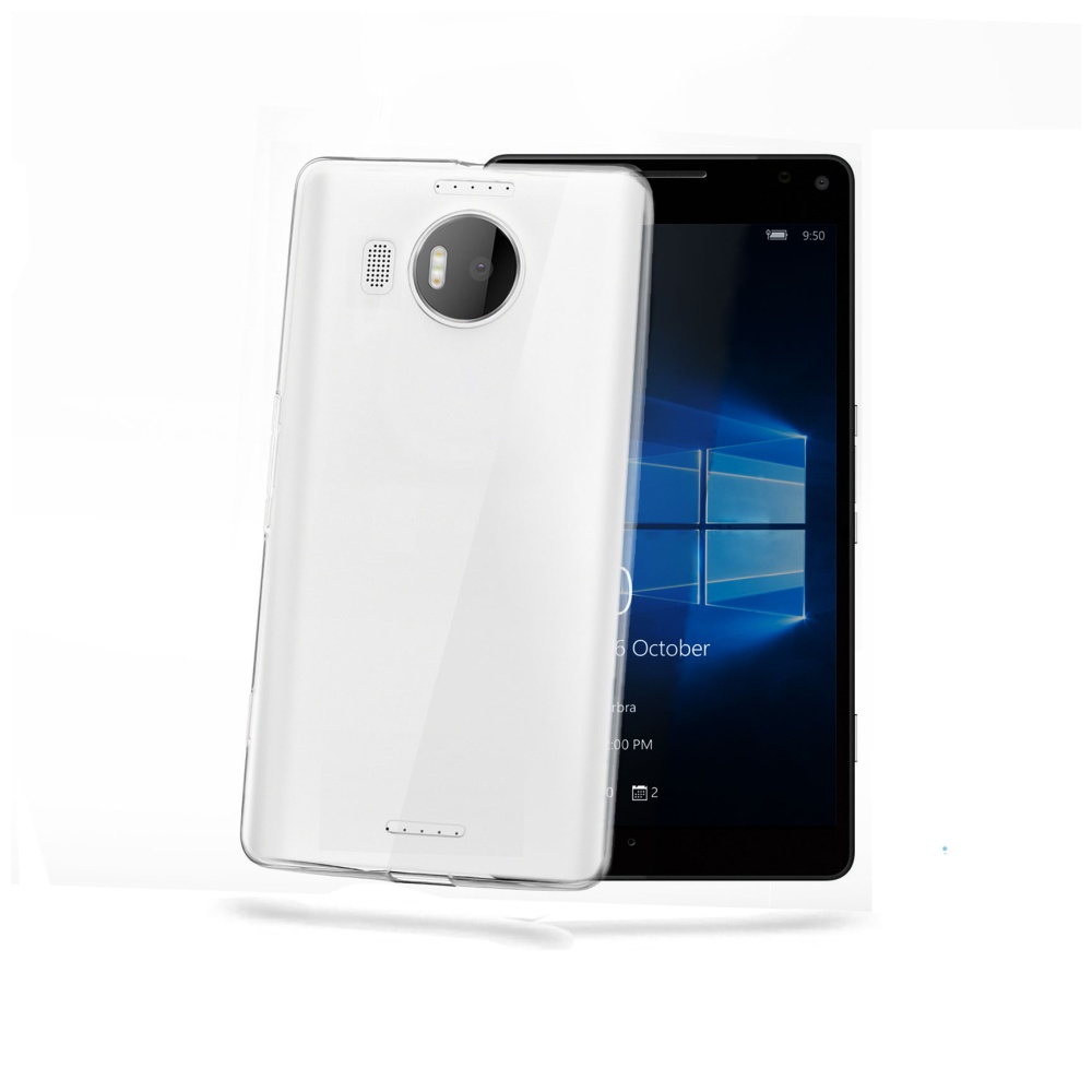 Púzdro CELLY Gelskin na Microsoft Lumia 950 XL bezfarebné