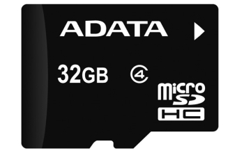 Paměťová karta ADATA 32GB MicroSDHC Class 4, 4MB/s bez adaptéru