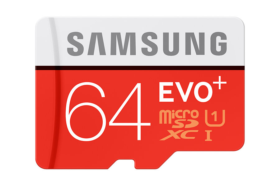 Paměťová karta Samsung EVO PLUS MicroSDHC 64GB, class 10, UHS-I  s adaptérem