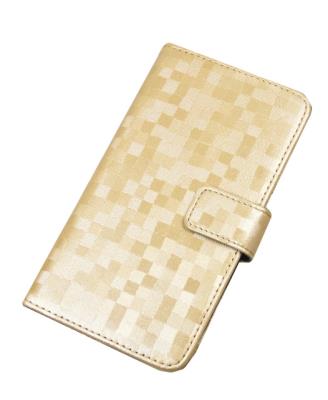 Pouzdro flip BOOK BRILLI velikost XL (5"-5,5") Aligator champagne