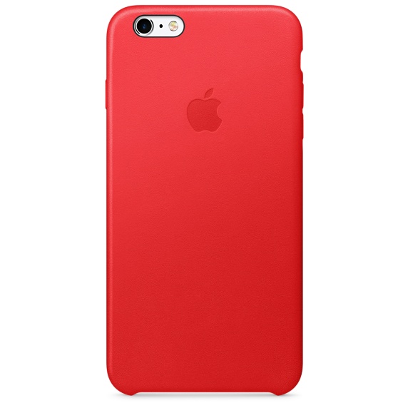 Zadní kryt na Apple iPhone 6s Plus Leather Case červený