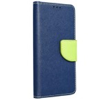 Flipové pouzdro Fancy Diary pro Huawei P8, modrá/limetková