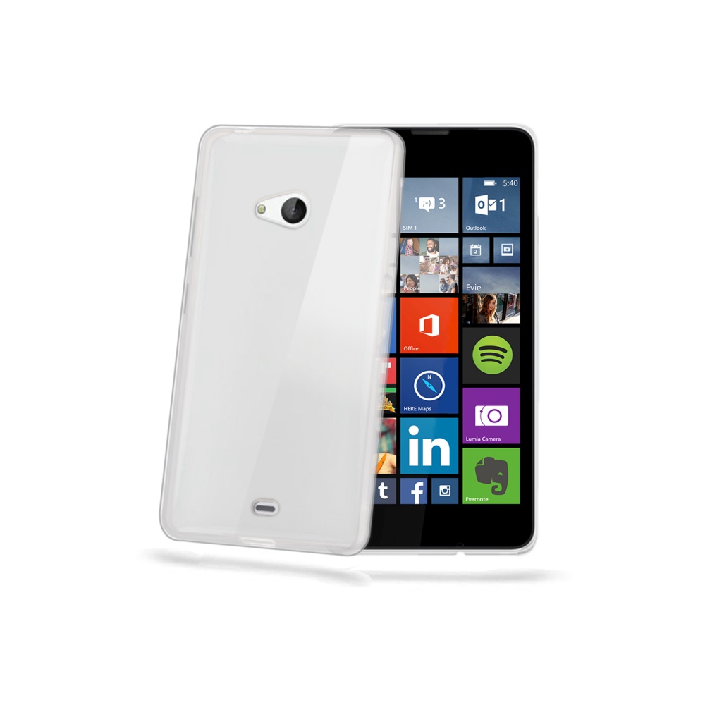 CELLY Gelskin silikonové pouzdro Microsoft Lumia 540/540 DS čiré