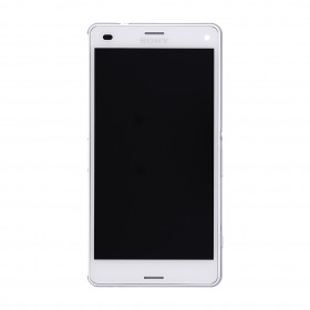LCD display + dotyk. doska + pr. kryt pre Sony Xperia Z3compact (D5803), (Service Pack) biela