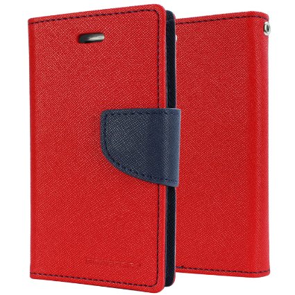 Flipové pouzdro pro Samsung Galaxy S7 Mercury Fancy Diary červeno/modré