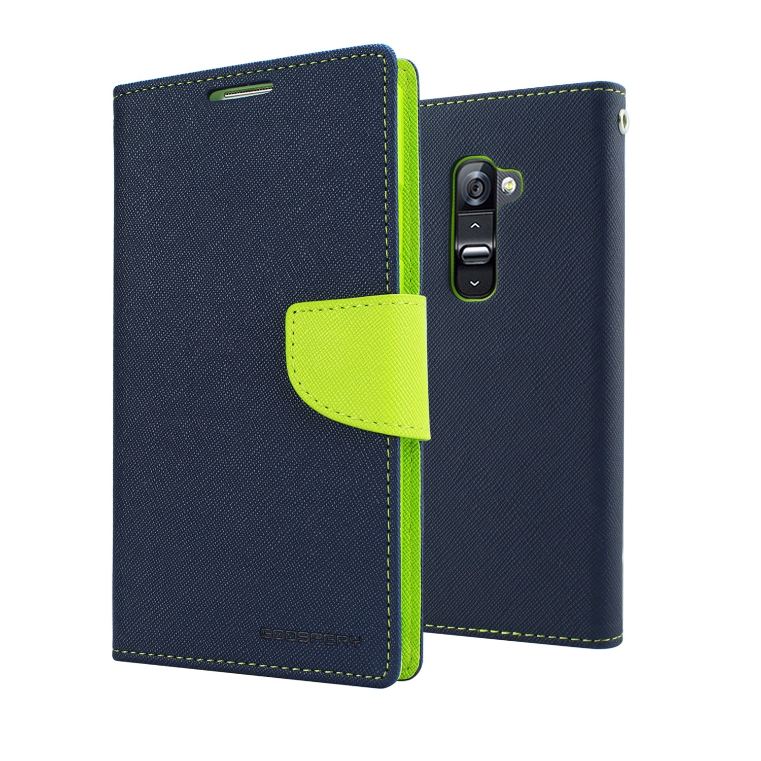 Flipové pouzdro pro Samsung Galaxy S7 Mercury Fancy Diary modro/limetkové