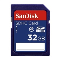 SanDisk SecureDigital SDHC Standard (Class 4) - 32 GB