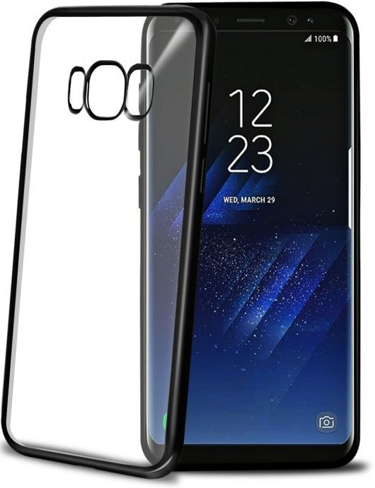 Silikónové puzdro CELLY Laser pre Samsung Galaxy S7 Edge, čierne