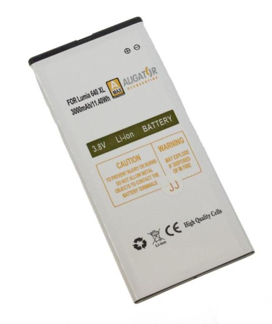 Baterie Aligator BV-T4B pro Microsoft Lumia 640XL Li-Ion, 3000 mAh
