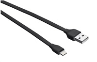 Dátový kábel TRUST Flat Lightning Cable 1m - čierny