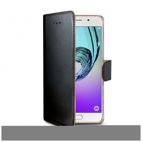 CELLY Wally Púzdro flip na Samsung Galaxy A7 2016 čierne