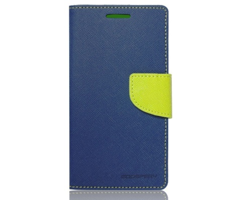Mercury Fancy Diary flipové pouzdro pro Sony Xperia T3 (D5103) modro-limetkové