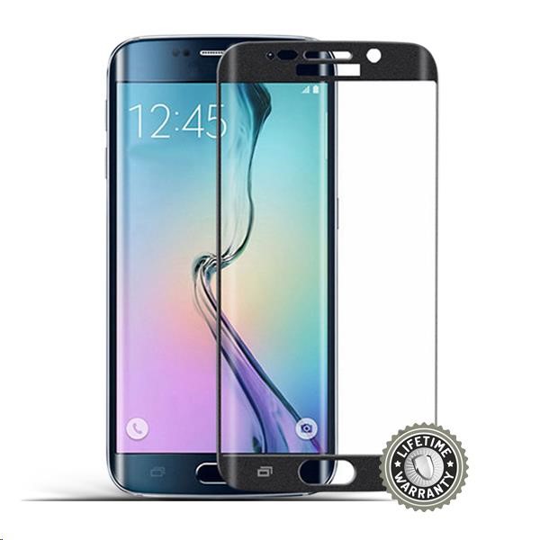 Screenshield ™ tvrdené sklo pre Samsung Galaxy S6 edge + (SM-G928F) čierne