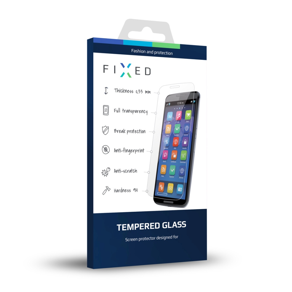 Zadné ochranné tvrdené sklo FIXED pre Apple iPhone 5 / 5S / SE, 0.33 mm