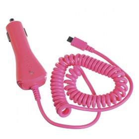 CELLY CL autonabíjačka microUSB 1A ružová blister