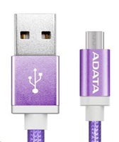 ADATA Micro USB kábel - USB A 2.0, 100cm, fialový