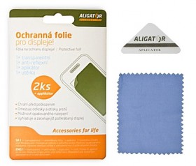 Ochranná fólia Aligator na displej pre Aligator S4050 DUO - 2ks + aplikátor
