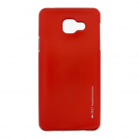 Mercury i-Jelly Case silikónové puzdro pre Samsung A710 Galaxy A7 2016 Metal Red