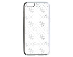 Guess 4G silikonové pouzdro pro Apple iPhone 6/6S, Silver