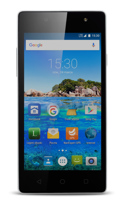CPA myPhone Infinity II S White přední strana