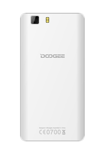 Doogee X5 White zadní strana